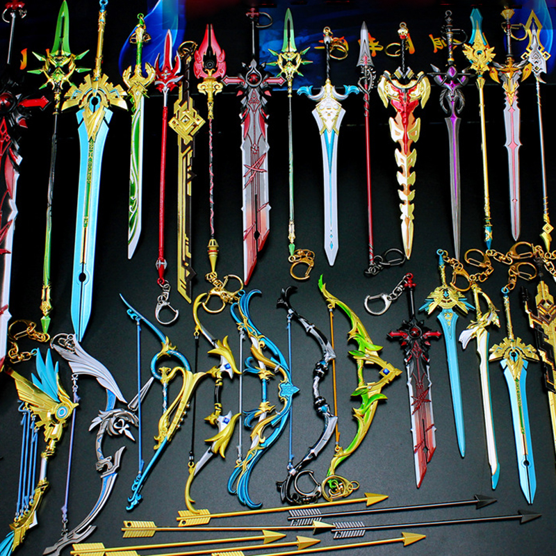 Impact Sword Keychains Cosplay - Keyblade Cosplay Prop incelemesi ve fiyatı