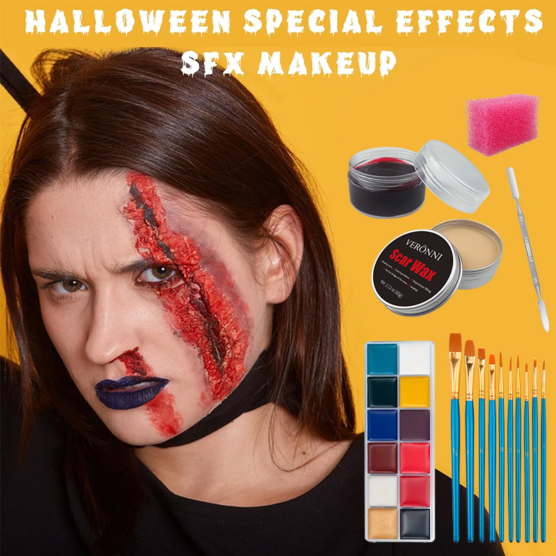 SFX Makeup Kit,12 Colors Face  - Body Paint Sfx incelemesi ve fiyatı