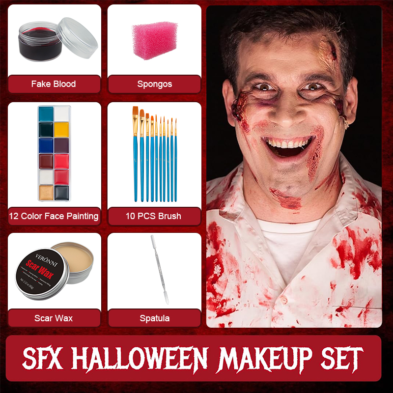 SFX Makeup Kit,12 Colors Face  - Body Paint Sfx incelemesi ve fiyatı