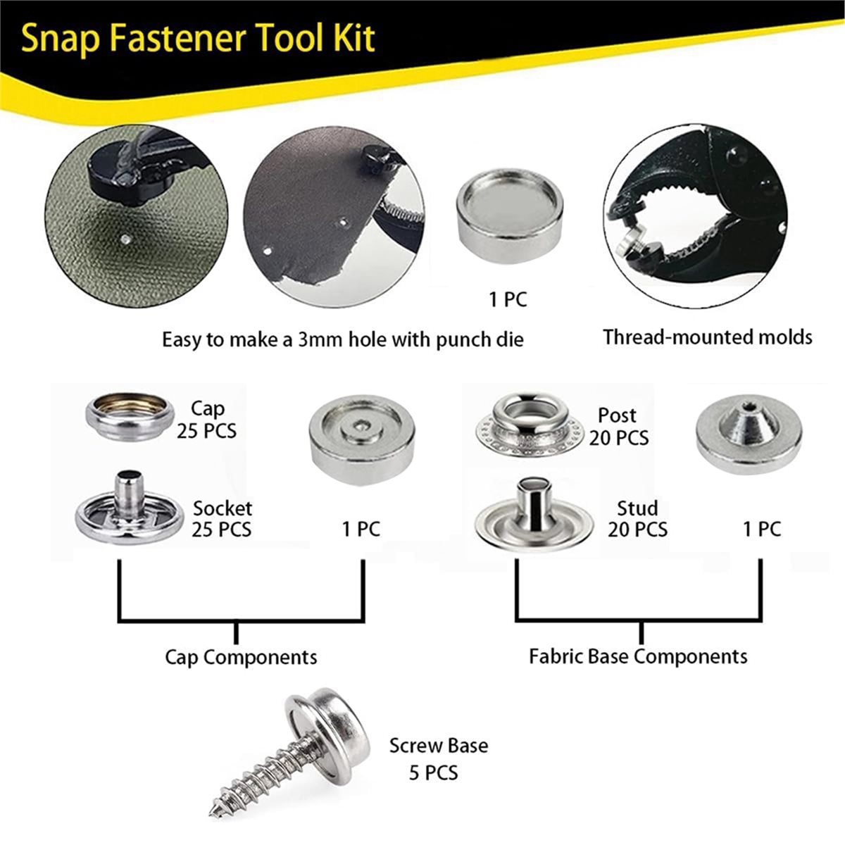 【AT48】 NEW Heavy Duty Snap Fas - Snap Plier Setter incelemesi ve fiyatı