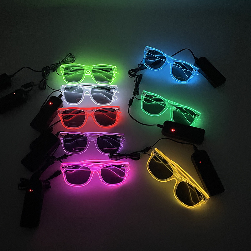 1Pcs Led Glasses Neon Glow Sun - Led El Wire incelemesi ve fiyatı