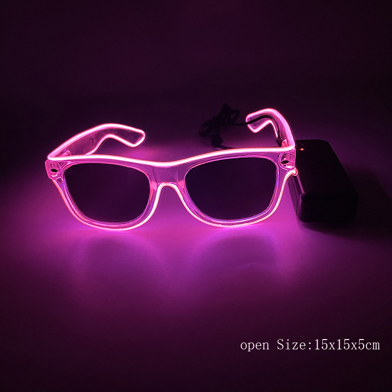 1Pcs Led Glasses Neon Glow Sun - Led El Wire incelemesi ve fiyatı