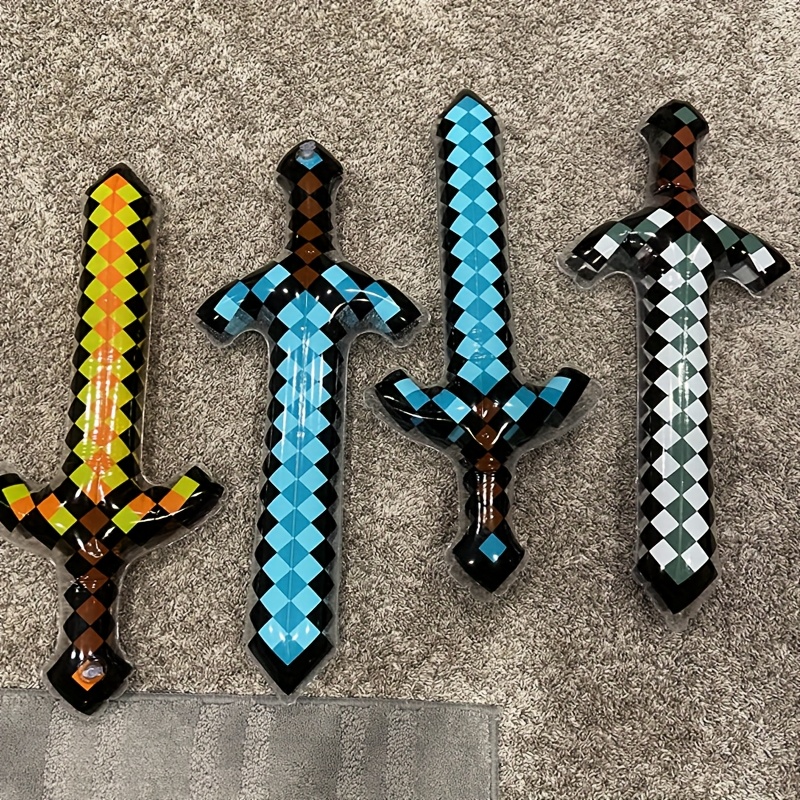3Pcs Pixel Style Inflatable Sw - Cosplay Prop Dagger incelemesi ve fiyatı