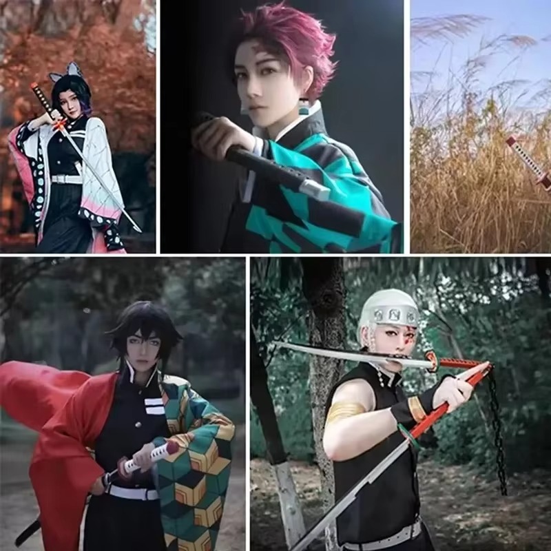41in/104cm Demon Slayer Katana - Cosplay Prop Katana incelemesi ve fiyatı