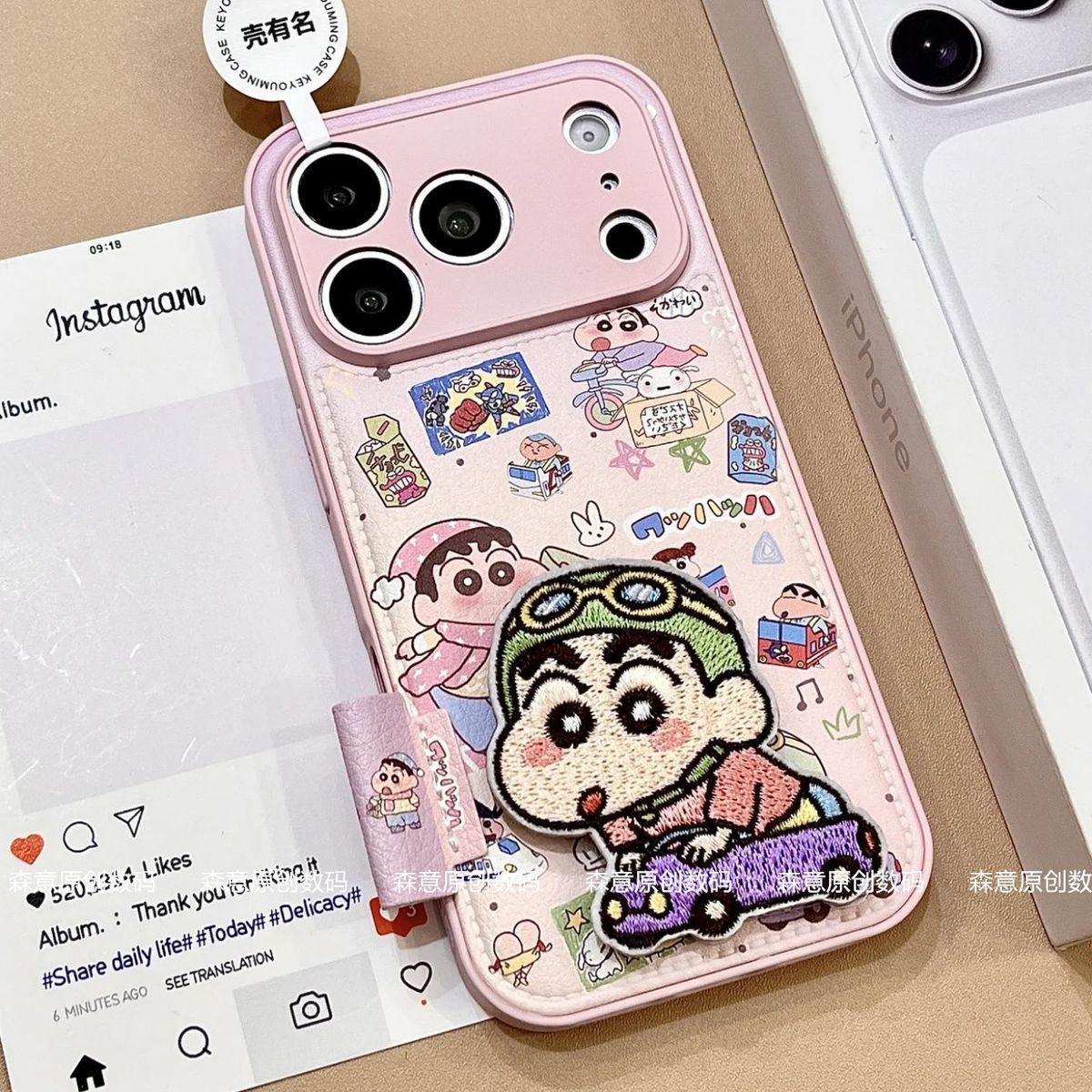 Crayon Shin chan phone case su - Cosplay Prop Pattern incelemesi ve fiyatı