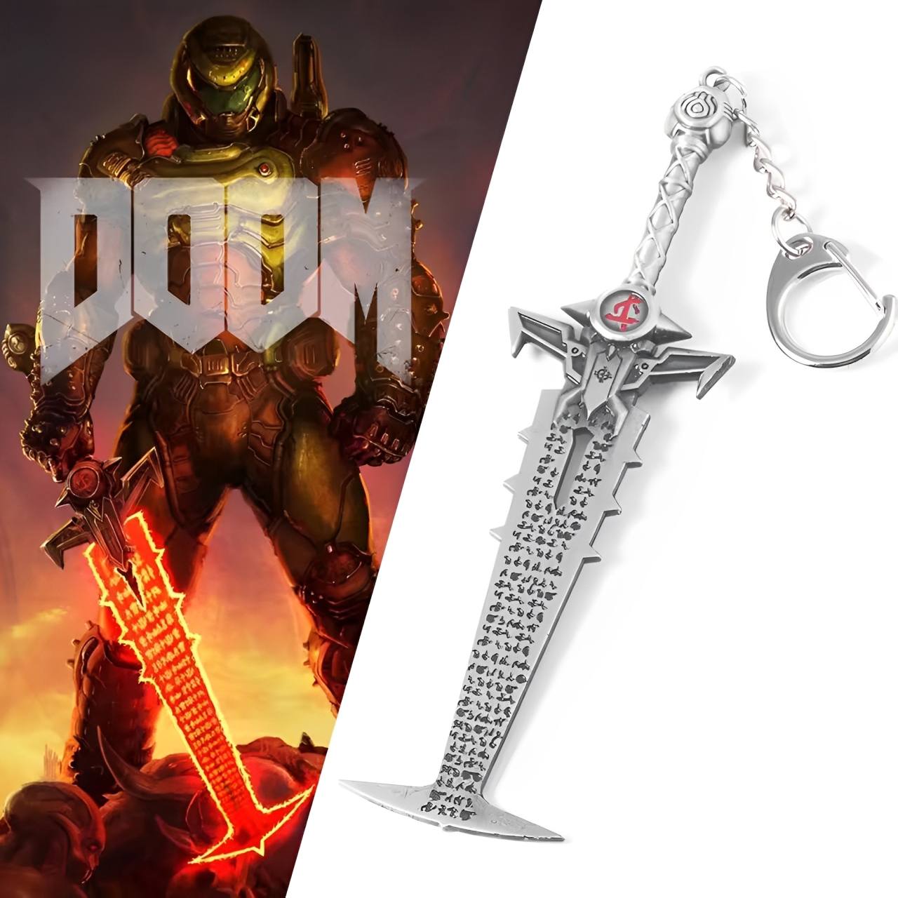 Game Doom Eternal Crucible Bla - Cosplay Prop Dagger incelemesi ve fiyatı