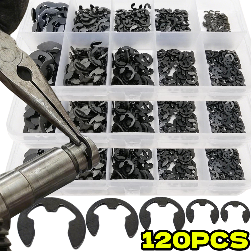 120pcs Set M1.5-M10 Black E Cl - Snap Fastener Set incelemesi ve fiyatı