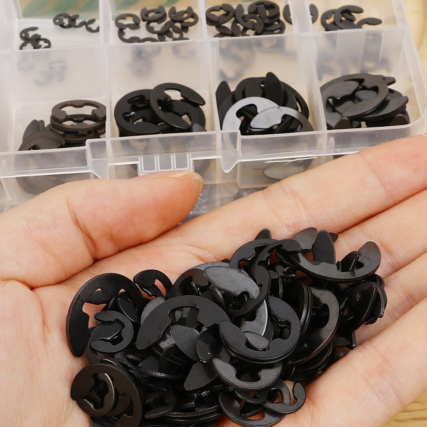 120pcs Set M1.5-M10 Black E Cl - Snap Fastener Set incelemesi ve fiyatı