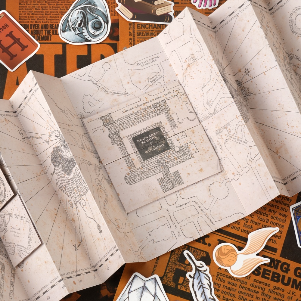 1PC Map Of The Marauder's Scho - Cosplay Prop incelemesi ve fiyatı