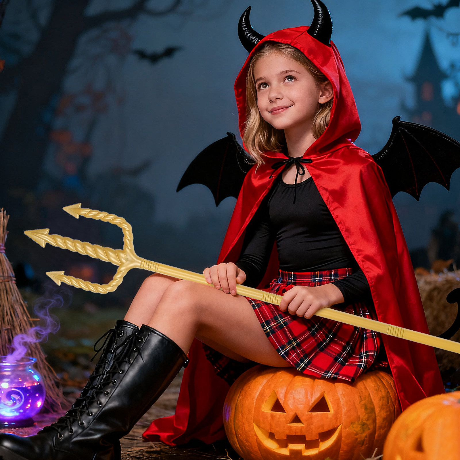 Halloween Demon Fork Prop 1 Se - Detachable Cosplay Prop incelemesi ve fiyatı